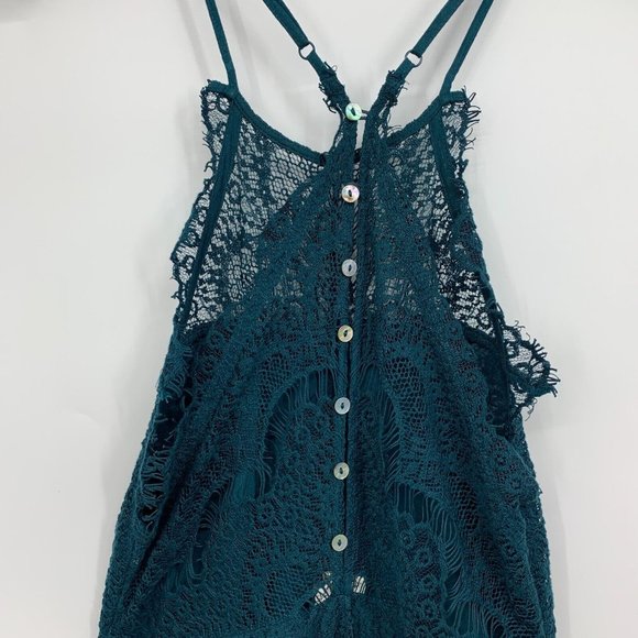 Free People Dress She Got It Lace Sleeveless Mini Slip Bodycon - Picture 10 of 12